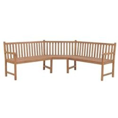 Garten-Eckbank 185x185x90 cm Massivholz Teak - VIDAXL - Modalova