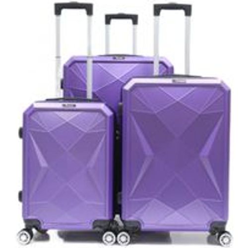 Reisekoffer ABS-03 Koffer 3-teilig Hartschale Trolley Set Kofferset Handgepäck Gepäck Reisetasche - Fashion24 DE - Modalova