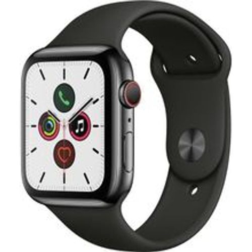 Watch Series 5 (2019) GPS + Cellular 44 mm - Rostfreier Stahl Space - Sportarmband - Apple - Modalova