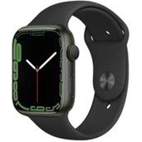 Watch Series 7 (2021) GPS + Cellular 45 mm - Aluminium - Sportarmband Schwarz - Apple - Modalova