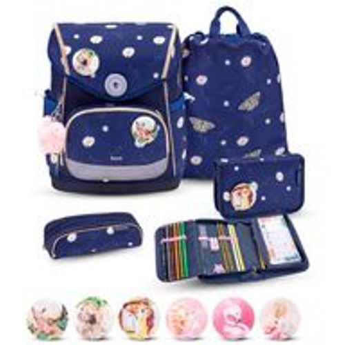 Rucksack Compact Plus Premium Schulranzen Set 5-t. Daisy Federtasche - Belmil - Modalova