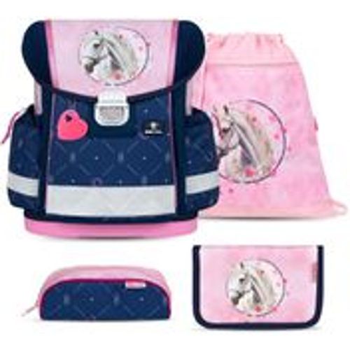 Rucksack Classy ergonomisches Schulranzen-Set 4-Teile "Amazing Horses" - Belmil - Modalova