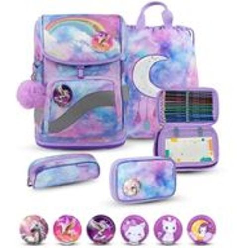 Rucksack Smarty Plus Premium Schulranzen Set 5-teile Moonlight Tasche - Belmil - Modalova