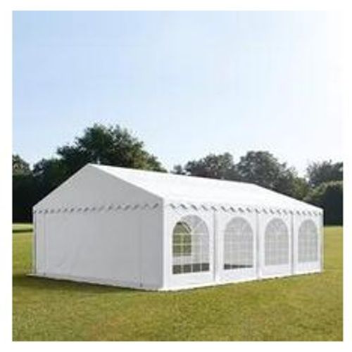 PRO 6x8m Partyzelt, PVC-Plane, weiß, mit Bodenrahmen - (7308) - TOOLPORT - Modalova