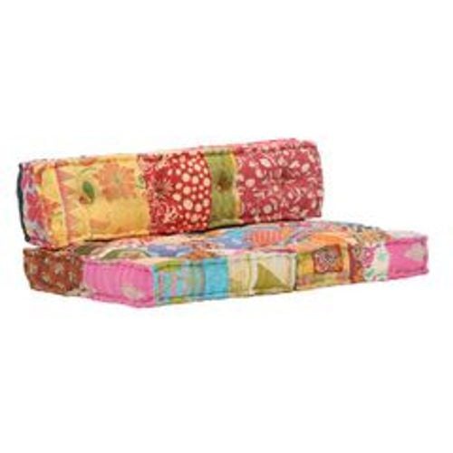 Pouf Patchwork Stoff Vidaxl - VIDAXL - Modalova