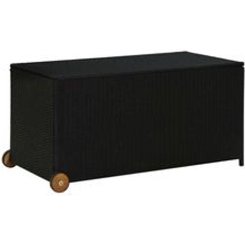 Garten-Auflagenbox Schwarz 120x65x61 cm Poly Rattan - VIDAXL - Modalova