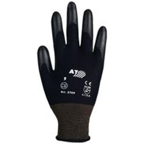 Handschuhe Gr.10 schwarz Polyamid m. Soft-Polyurethan EN 388 Kat - Asatex - Modalova