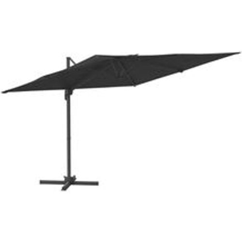 Ampelschirm mit Aluminium-Mast Schwarz 400x300 cm - VIDAXL - Modalova