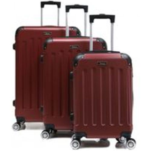 Reisekoffer Koffer 3 tlg Hartschale Trolley Set Kofferset Handgepäck Gepäck Reisetasche - Fashion24 DE - Modalova