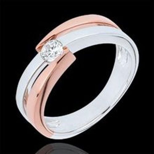 Edenly Ring das Kostbarer Kokon - DiamantsolitÃ¤r Ringe - RosÃ©- und WeiÃŸgold - Fashion24 DE - Modalova