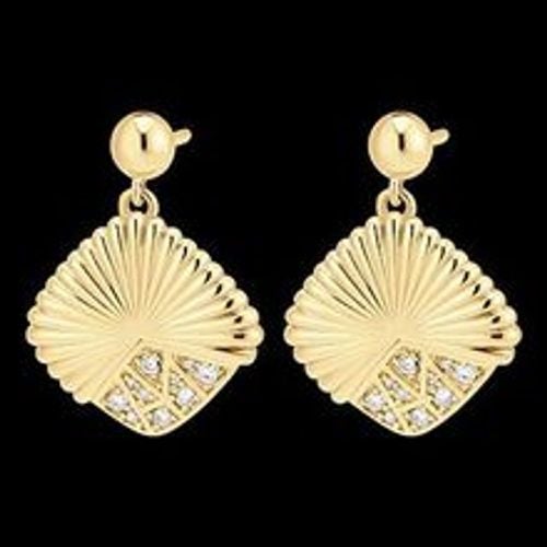 Edenly Ohrringe Frische - Mare - 18 Karat Gelbgold und Diamanten - Fashion24 DE - Modalova