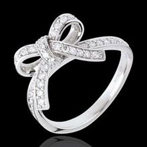 Edenly Ring Diamantschleife in Weissgold - 0.423 Karat - Fashion24 DE - Modalova