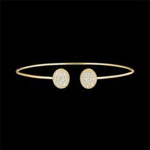 Edenly Durchbrochener Armreif - Du und Ich Ellipse - 18 Karat Gelbgold und Diam - Fashion24 DE - Modalova