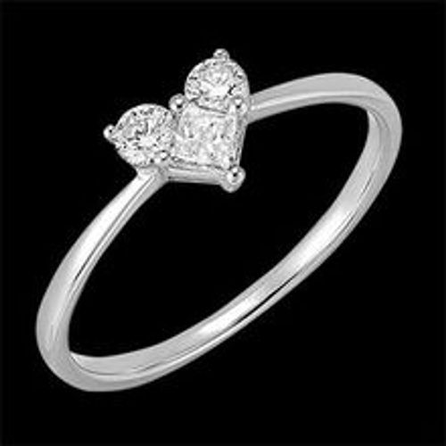 Edenly Ring Kostbares Geheimnis - Lovely - WeiÃŸgold, 9 Karat, mit Diamanten - Fashion24 DE - Modalova