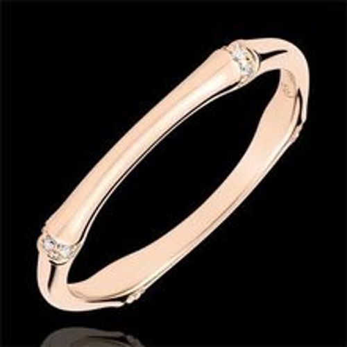 Edenly Ring Heiliger Urwald - Diamantenvielfalt 2 mm - 18 Karat RosÃ©gold - Fashion24 DE - Modalova