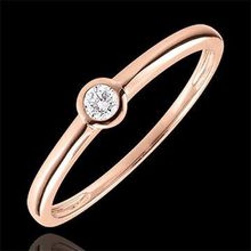 Edenly SolitÃ¤r Ring Mein Diamant - RosÃ©gold - 0.08 Karat - 9 Karat - Fashion24 DE - Modalova