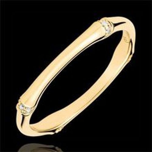 Edenly Ring Heiliger Urwald - Diamantenvielfalt 2 mm - 18 Karat Gelbgold - Fashion24 DE - Modalova