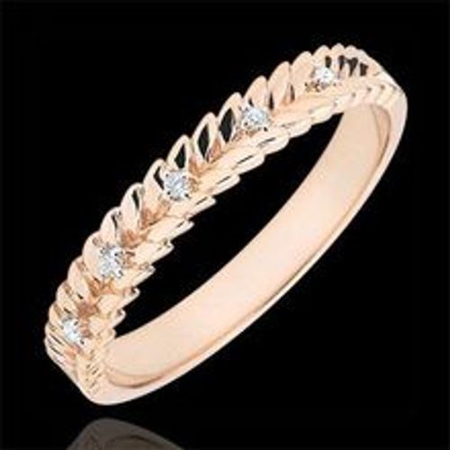 Edenly Ring Verzauberter Garten - Diamant Flechtwerk - RosÃ©gold - 18 Karat - Fashion24 DE - Modalova