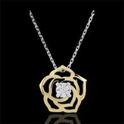 Edenly Collier Frische - Wahrhaftige Rose - Gelbgold - 9 Karat - Fashion24 DE - Modalova