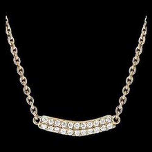 Edenly Halskette FraÃ®cheur - Isla - 9 Karat Gelbgold und Diamanten - Fashion24 DE - Modalova