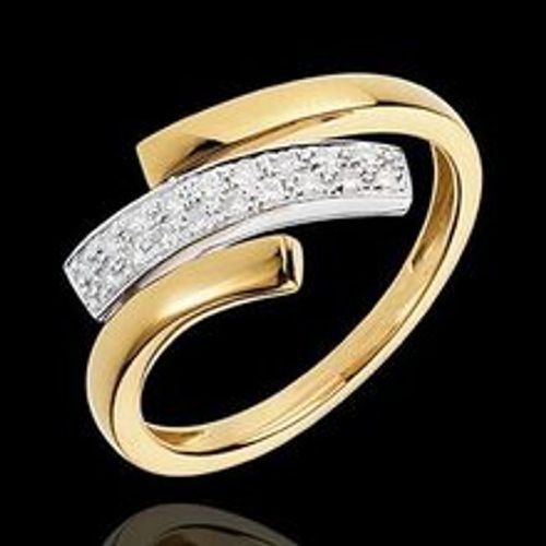 Edenly Ring Katzenspuren - Gelbgold und WeiÃŸgold - Fashion24 DE - Modalova