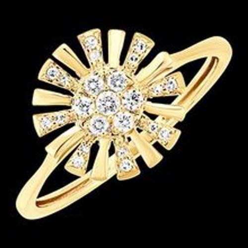 Edenly Ring FraÃ®cheur - Solar - 18 Karat Gelbgold und Diamanten - Fashion24 DE - Modalova