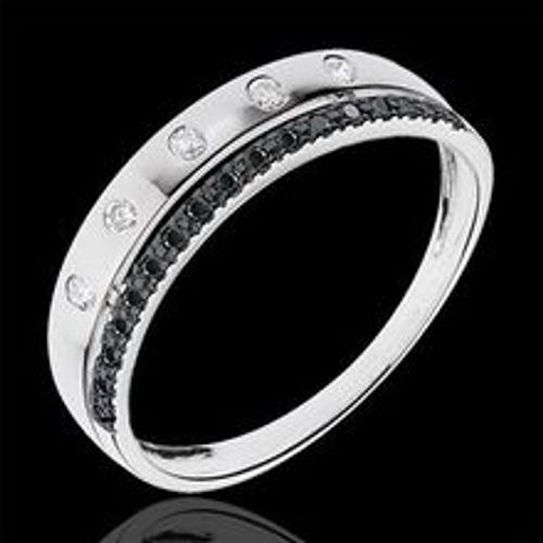 Edenly Ring Zauberwelt - SternkrÃ¶nchen - Kleines Modell - Schwarze Diamanten - Fashion24 DE - Modalova