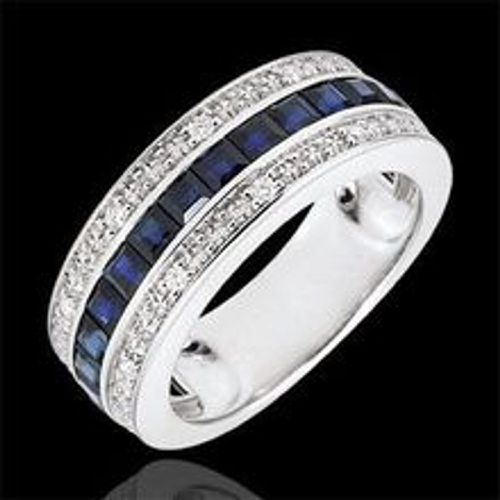 Edenly Ring Sternbilder - Himmelszeichen - Blaue Saphire und Diamanten - Fashion24 DE - Modalova