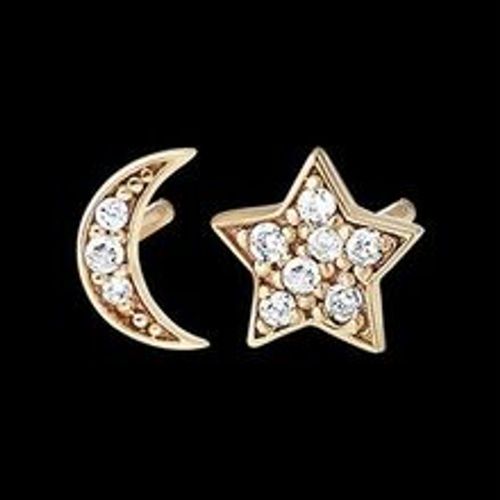 Edenly Ohrringe Frische - Sirius - Gelbgold, 18 Karat, mit Diamanten - Fashion24 DE - Modalova