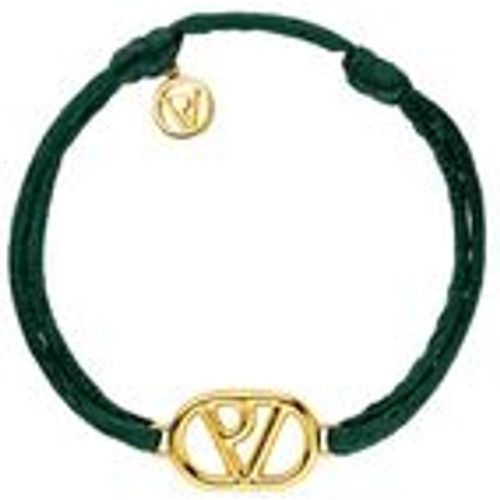 Armband "Iconic" Messing (Farbe: grün / 14K vergoldet) - Paul Valentine - Modalova
