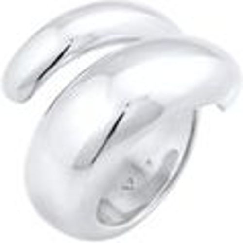 Ring Wickelring Glänzend Modern Statement 925 Silber (Farbe: Silber, Größe: 56 mm) - NENALINA - Modalova
