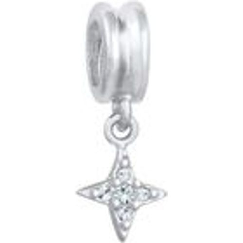 Charm Bead Stern Star Kristall 925 Silber (Farbe: Silber) - NENALINA - Modalova
