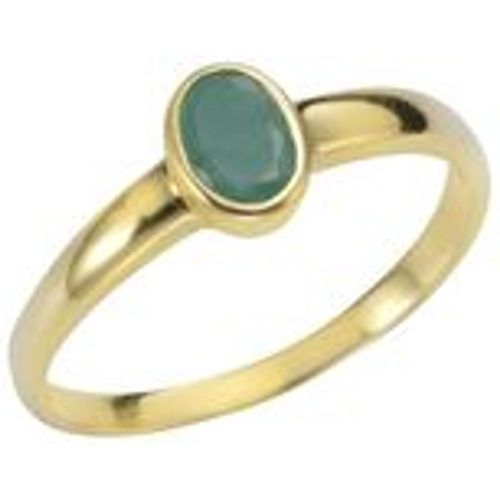 F Ring 375/- Gold Smaragd grün Glänzend (Größe: 056 (17,8)) - Fashion24 DE - Modalova