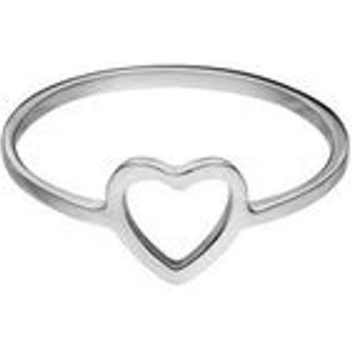 Ring "Heart Ring" Edelstahl (Farbe & Größe: silber, 54) - Paul Valentine - Modalova