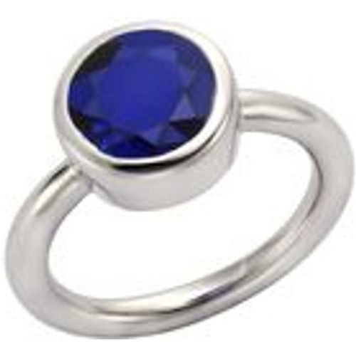 Ring 925/- Sterling Silber rhodiniert Quarz blau - JAMELLI - Modalova