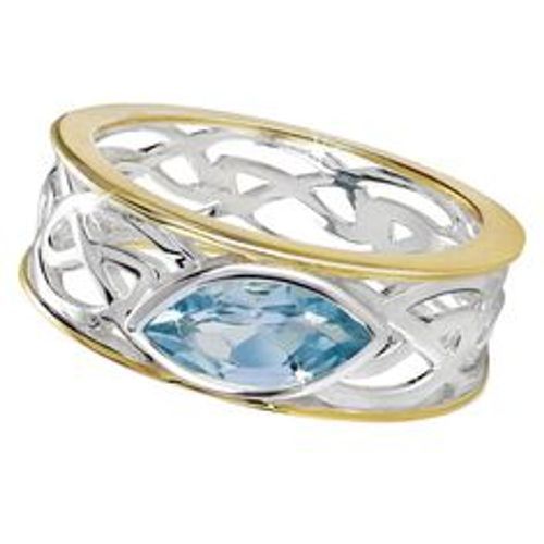 CM Ring „Skye“ bicolor, 925 Silber (Größe: 20) - Fashion24 DE - Modalova