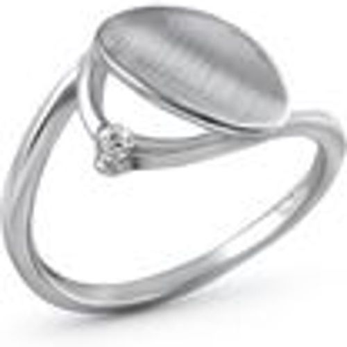 F Ring 925/- Sterling Silber Zirkonia Matt/Glanz (Größe: 058 (18,5)) - Fashion24 DE - Modalova