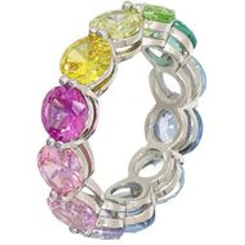 Fashionbox Ring Messing Zirkonia bunt Diamantiert (Größe: 054 (17,2)) - Fashion24 DE - Modalova