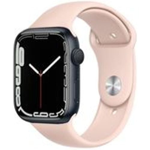 Watch Series 7 (2021) GPS + Cellular 45 mm - Aluminium Mitternacht - Sportarmband Rosé - Apple - Modalova