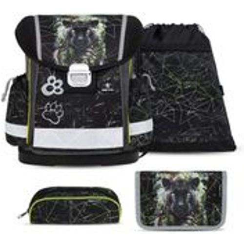 Rucksack ergonomisches Schulranzen-Set 4-teilig "Black Panther" - Belmil - Modalova