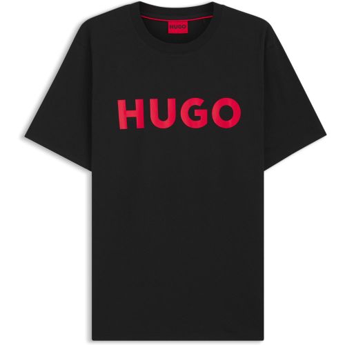 T-shirt Regular en jersey de coton à logo imprimé - HUGO - Modalova