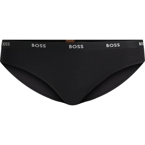 Slip en jersey stretch avec taille logotée - Boss - Modalova