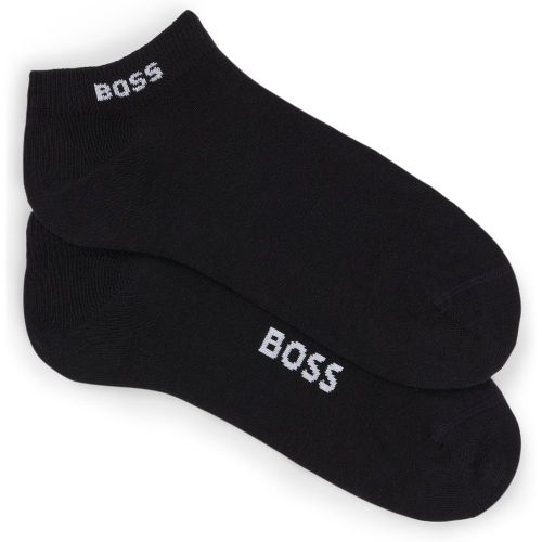 Lot de deux paires de chaussettes longueur cheville en coton mélangé - Boss - Modalova