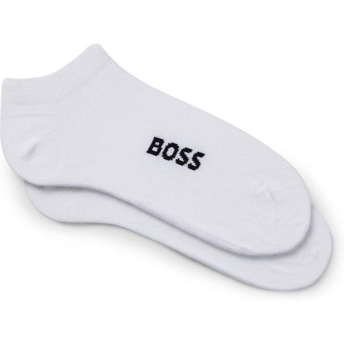 Lot de deux paires de chaussettes longueur cheville en coton mélangé - Boss - Modalova