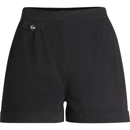 Short à la coupe évasée en coton stretch doux - Boss - Modalova