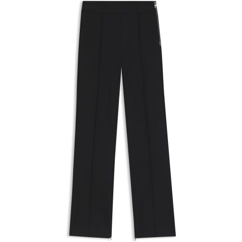 Pantalon Flared en jersey Punto Milano avec couture sur le devant - HUGO - Modalova