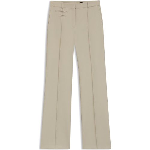 Pantalon Regular en twill de laine vierge - Boss - Modalova