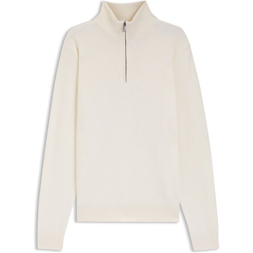 Pull en laine alpaga avec encolure zippée - Boss - Modalova