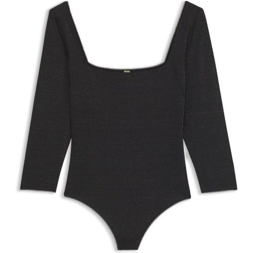 Body en jersey brillant à la finition picot - Boss - Modalova