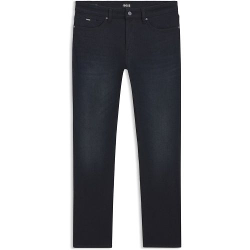 Jean Slim Delaware en maille denim bleue - Boss - Modalova